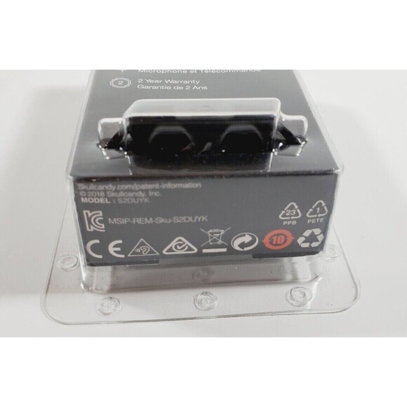 Skullcandy Jib Earbuds Black Wired with Microphone New in Box - Picture 3 of 3